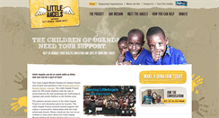 Desktop Screenshot of littleangelsuganda.org